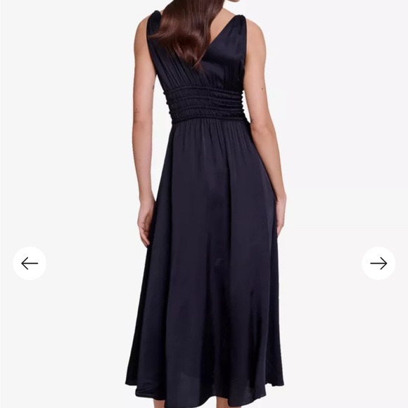 Maje Black Midi Dress size 38 (US 4-6) - Picture 4 of 7